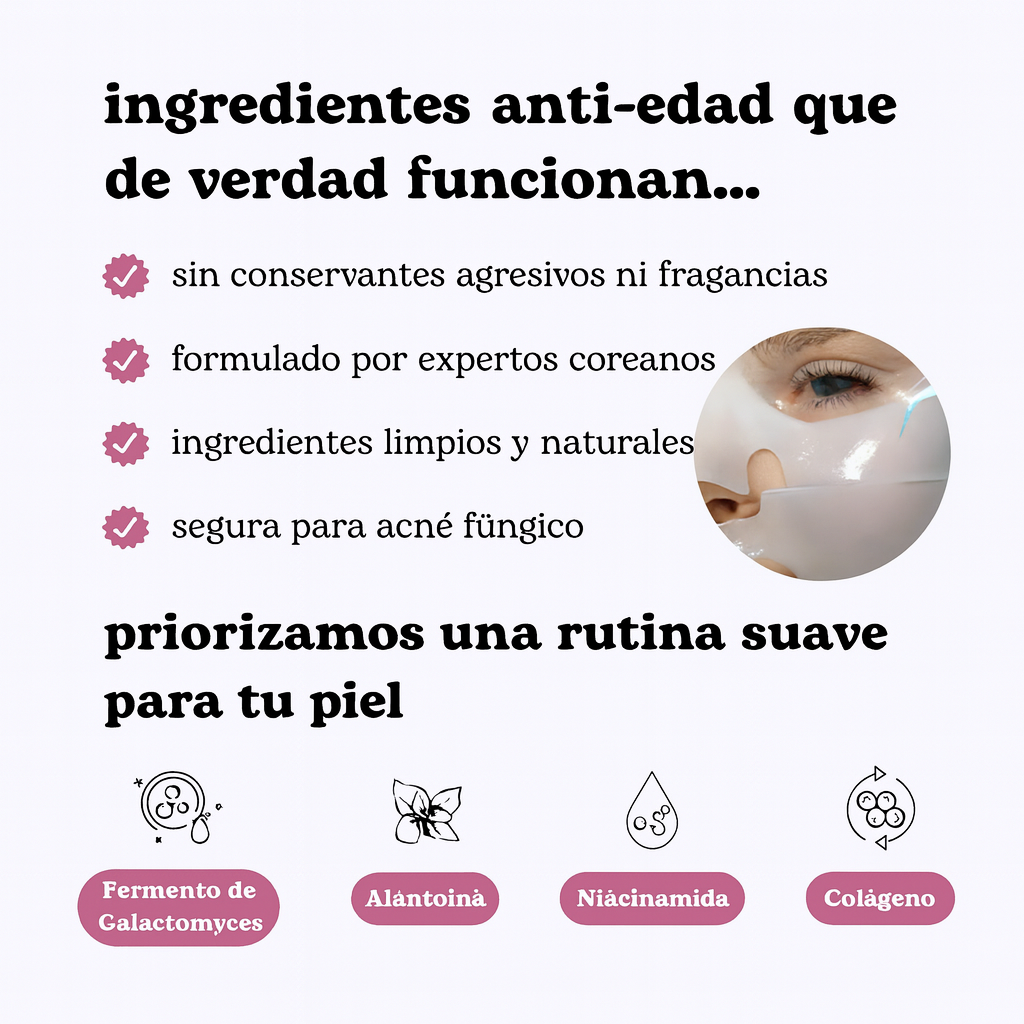 Glass skin mientras dormís